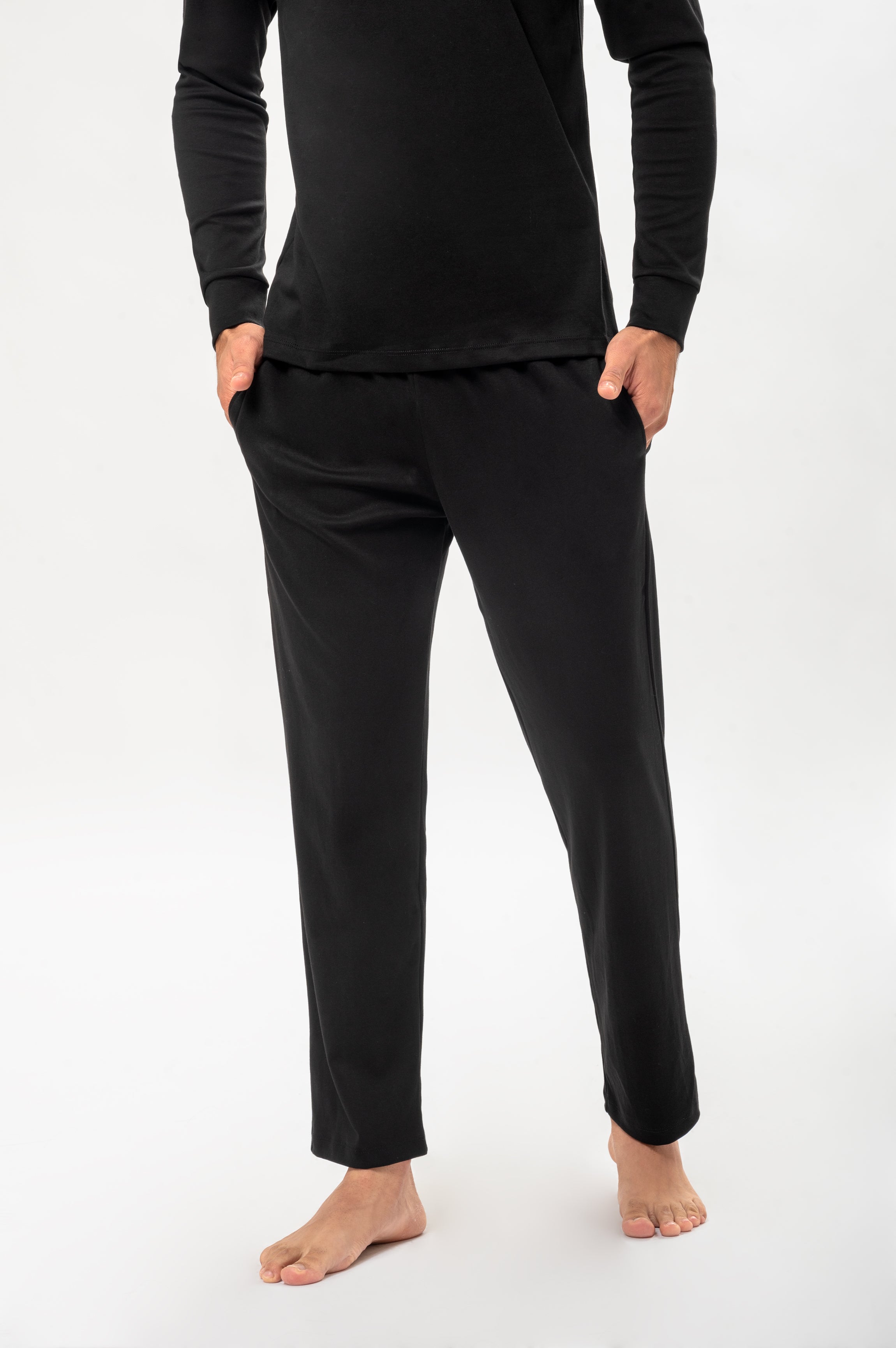 Pijama Set Pima Cotton  Victor - Negro
