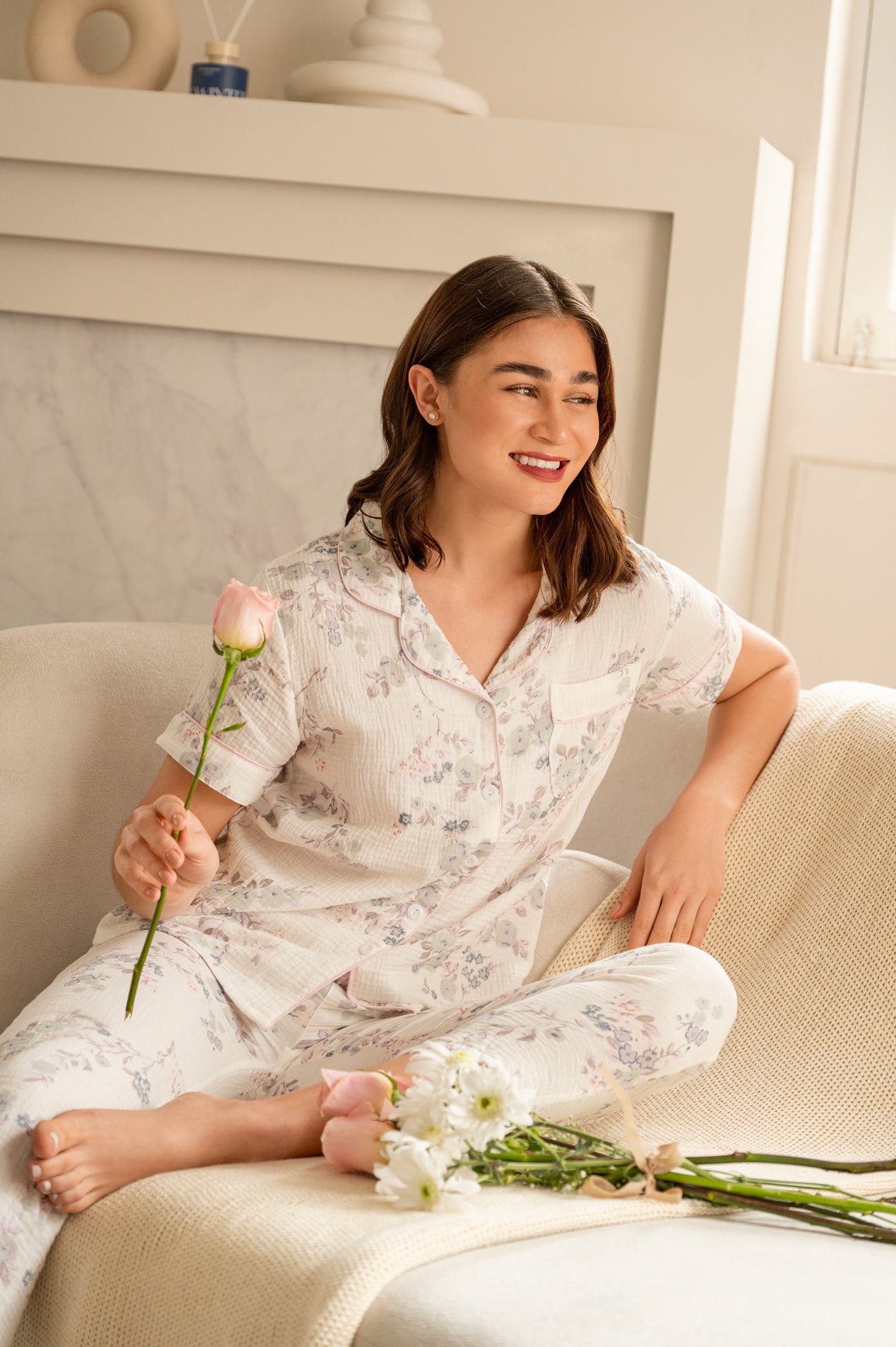 Pijama Set Gasa Aleli - Perla