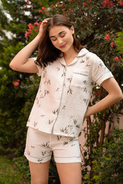 Pijama Set Gasa Amarilis - Perla