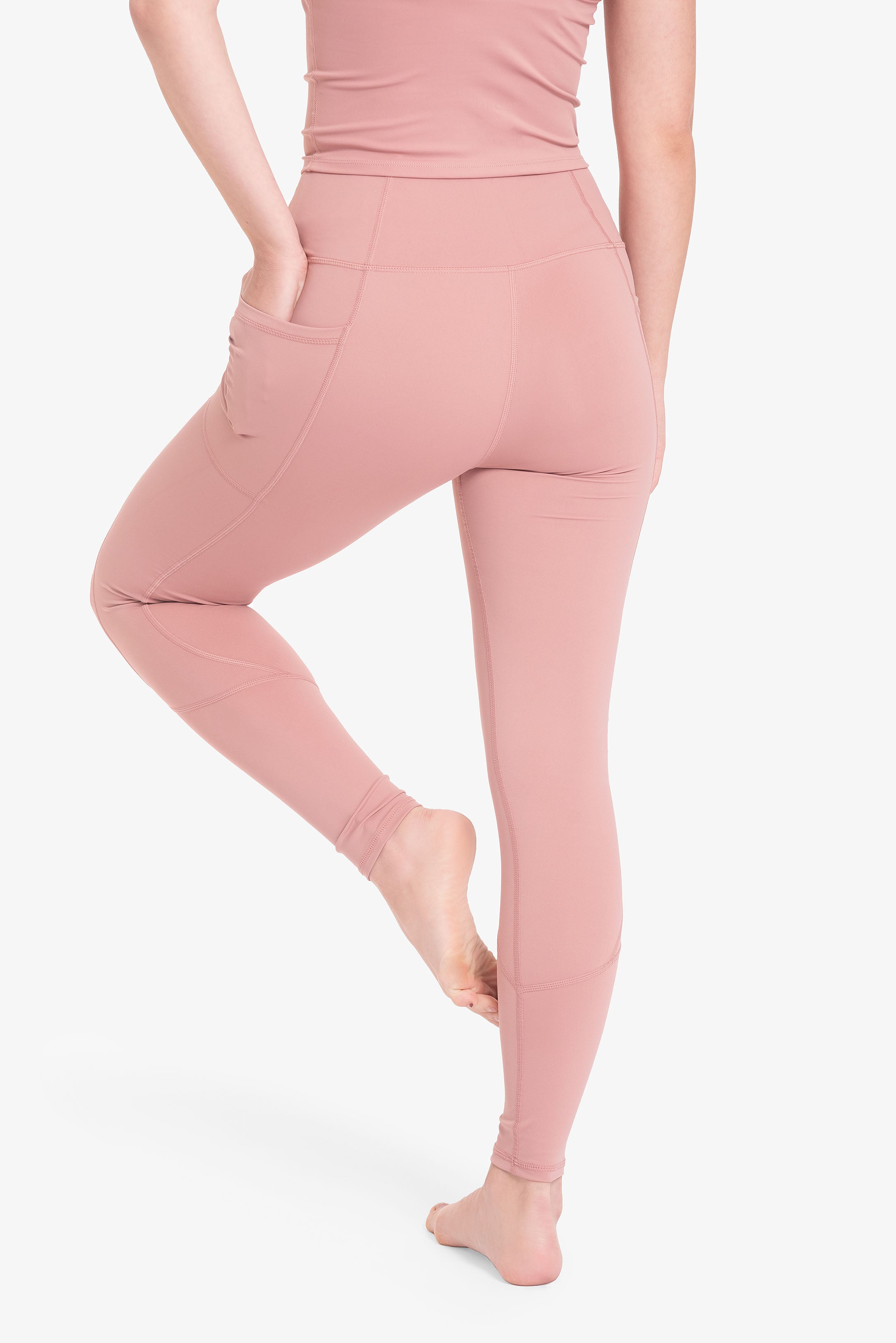 Leggings Heather - Rosado