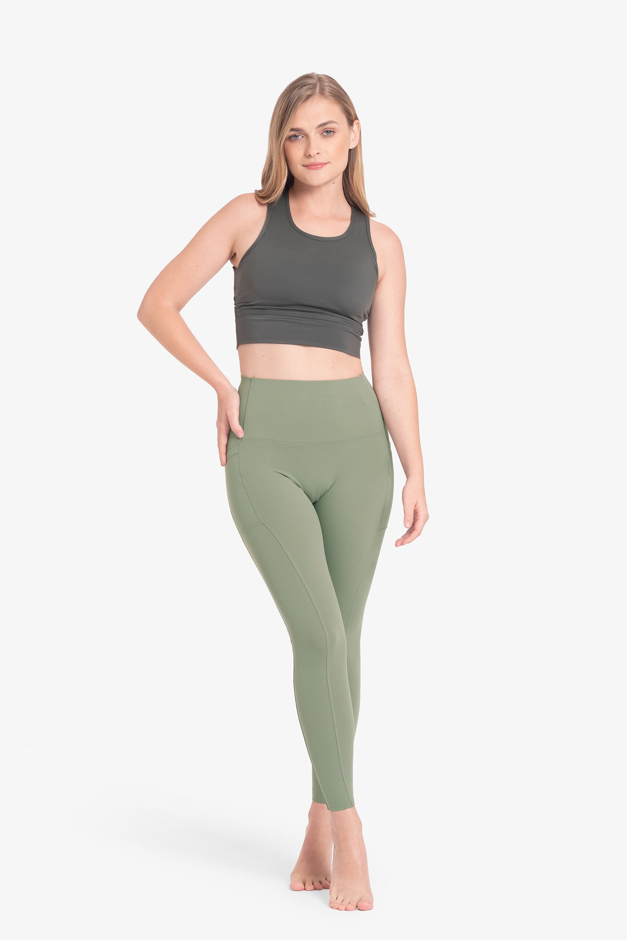 Leggings Empower - Verde Olivo