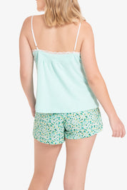 Pijama Set de algodón - Jade - Verde agua
