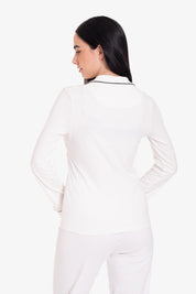 Pijama Set Pima Cotton - Alondra - Blanco