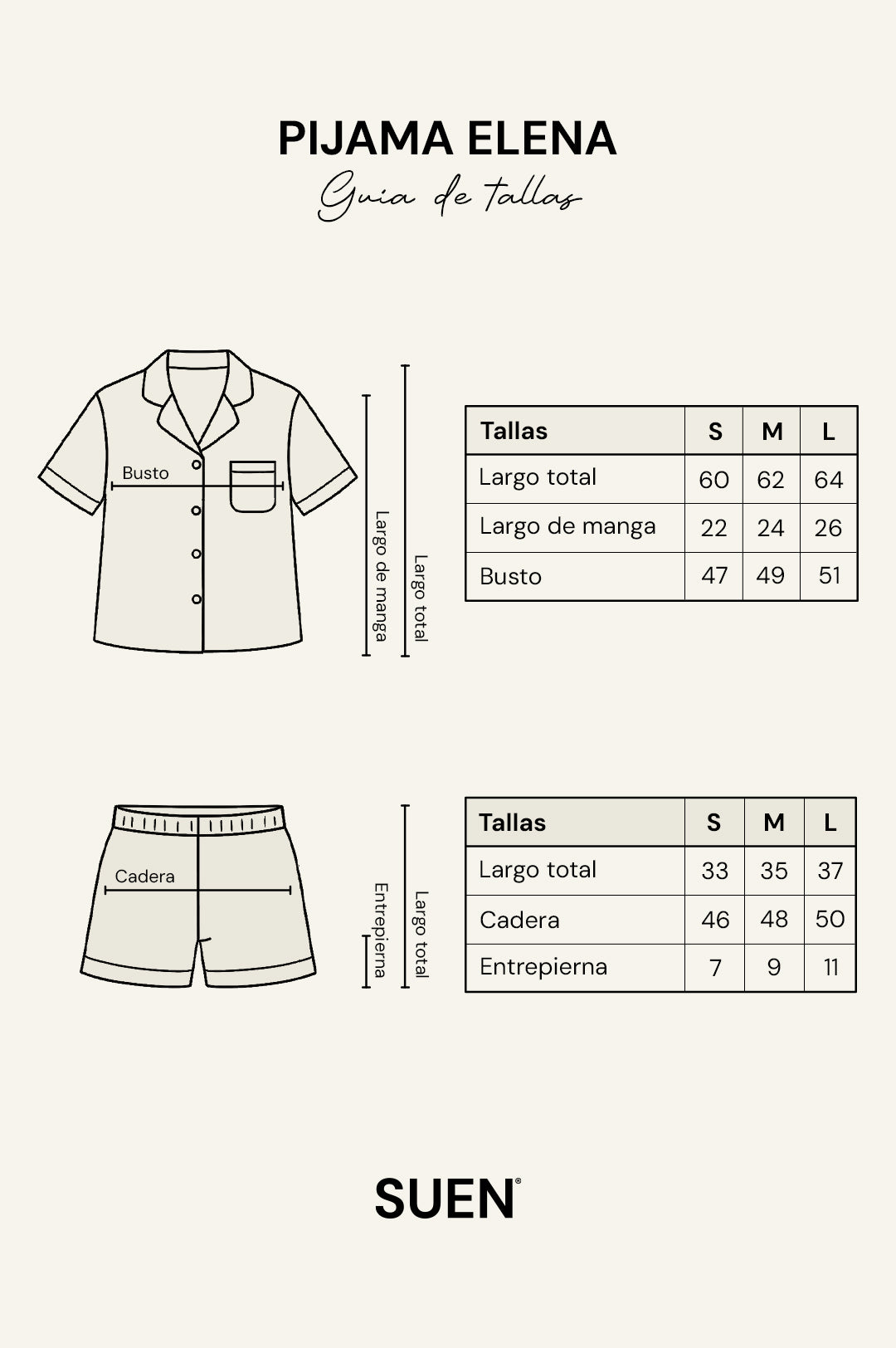 Pijama Set Pima Cotton - Elena - Blanco