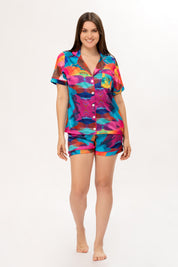 Pijama Seda Valeria - Colors