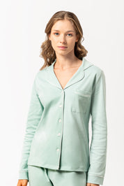 Pijama Set Pima Cotton - Alondra - Verde pastel