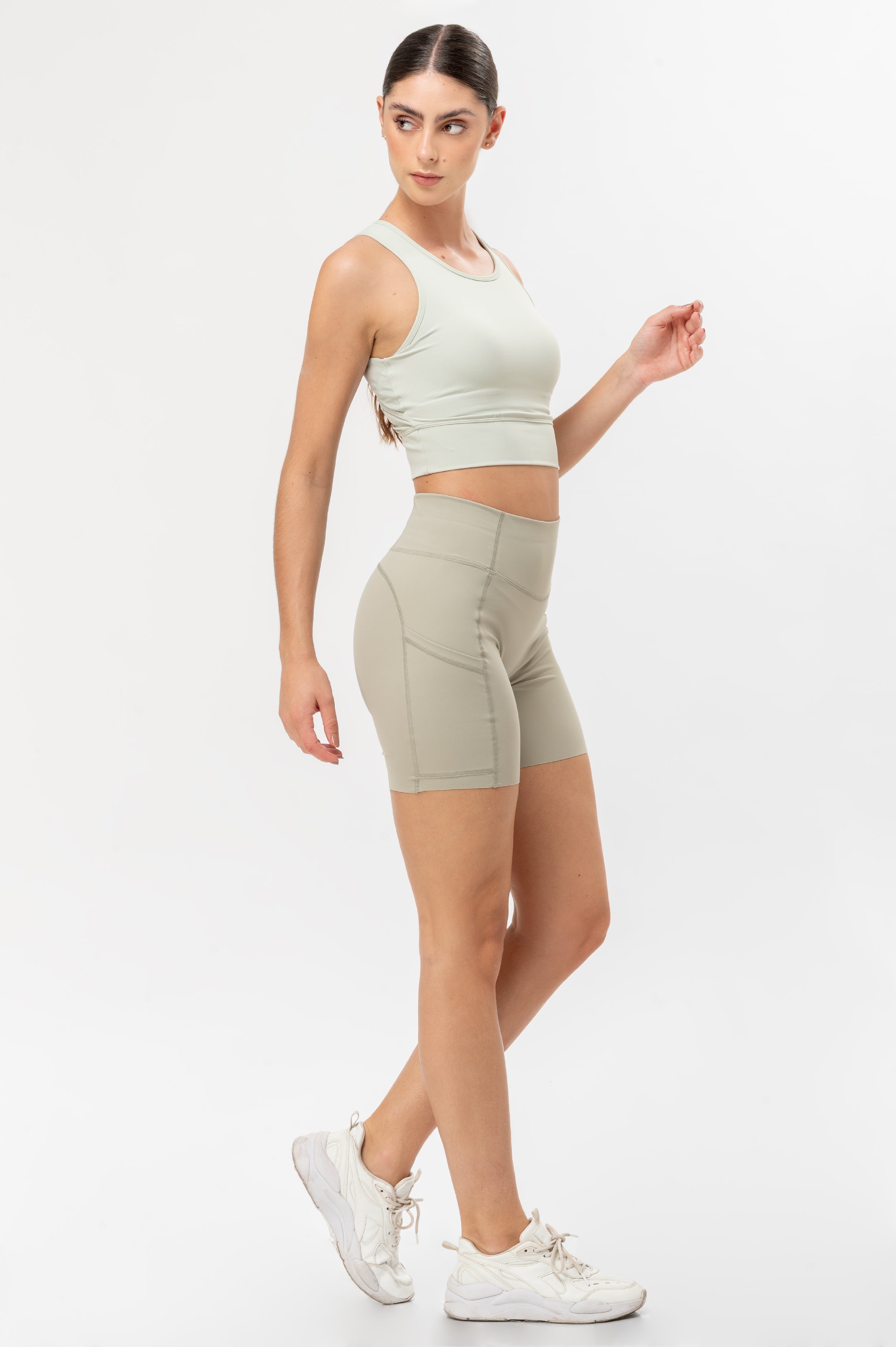 Short Emily - Gris Lino