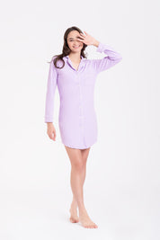 Sleepshirt Pima Cotton - Abril - Lila
