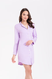 Sleepshirt Pima Cotton - Abril - Lila