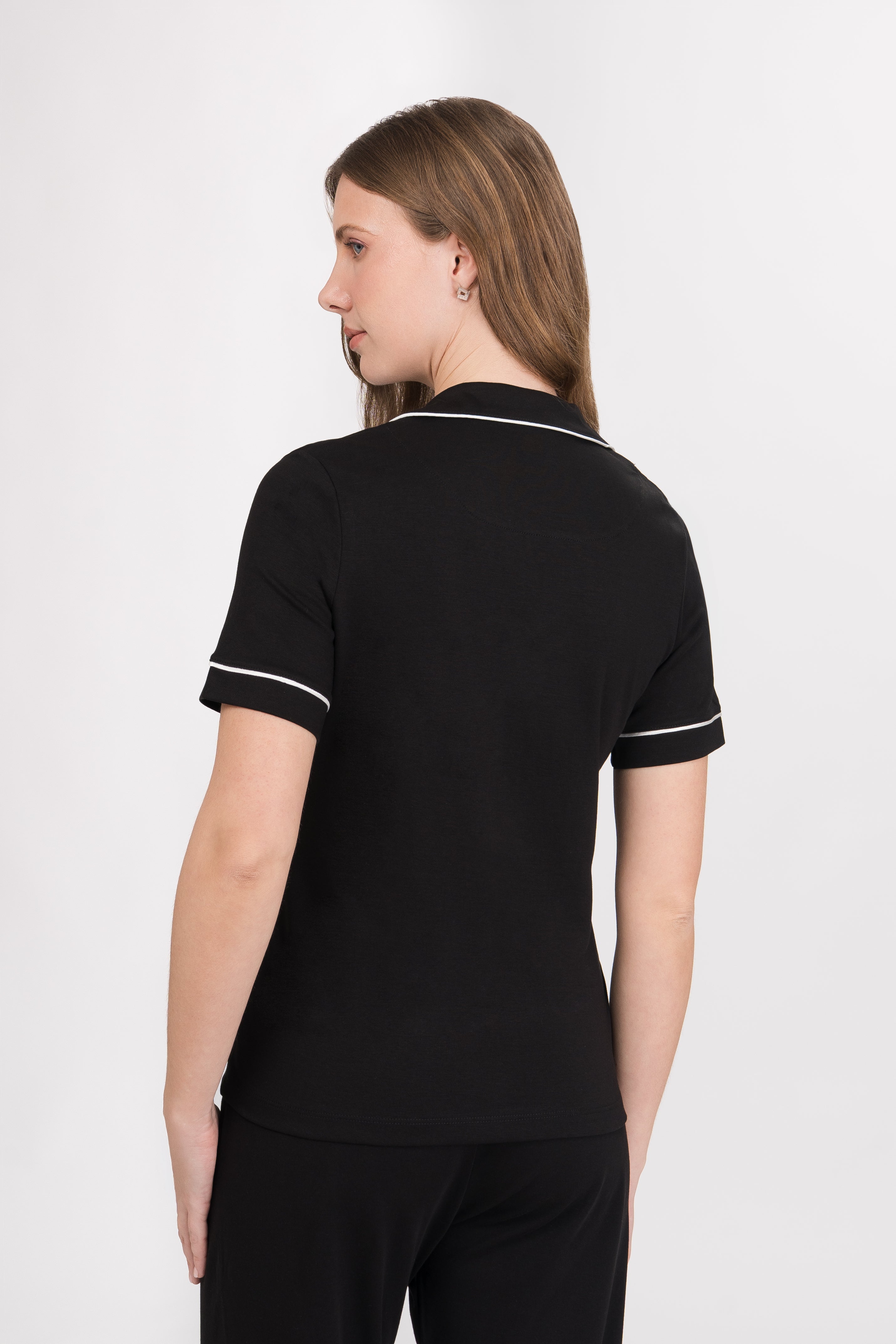 Pijama Algodón Pima Ana | Negro