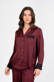 Pijama Seda Sienna | Vino