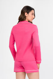 Pijama Algodón Pima Isabella | Fucsia