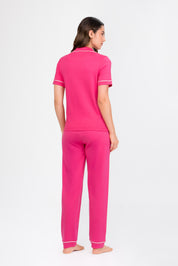 Pijama Algodón Pima Ana | Fucsia