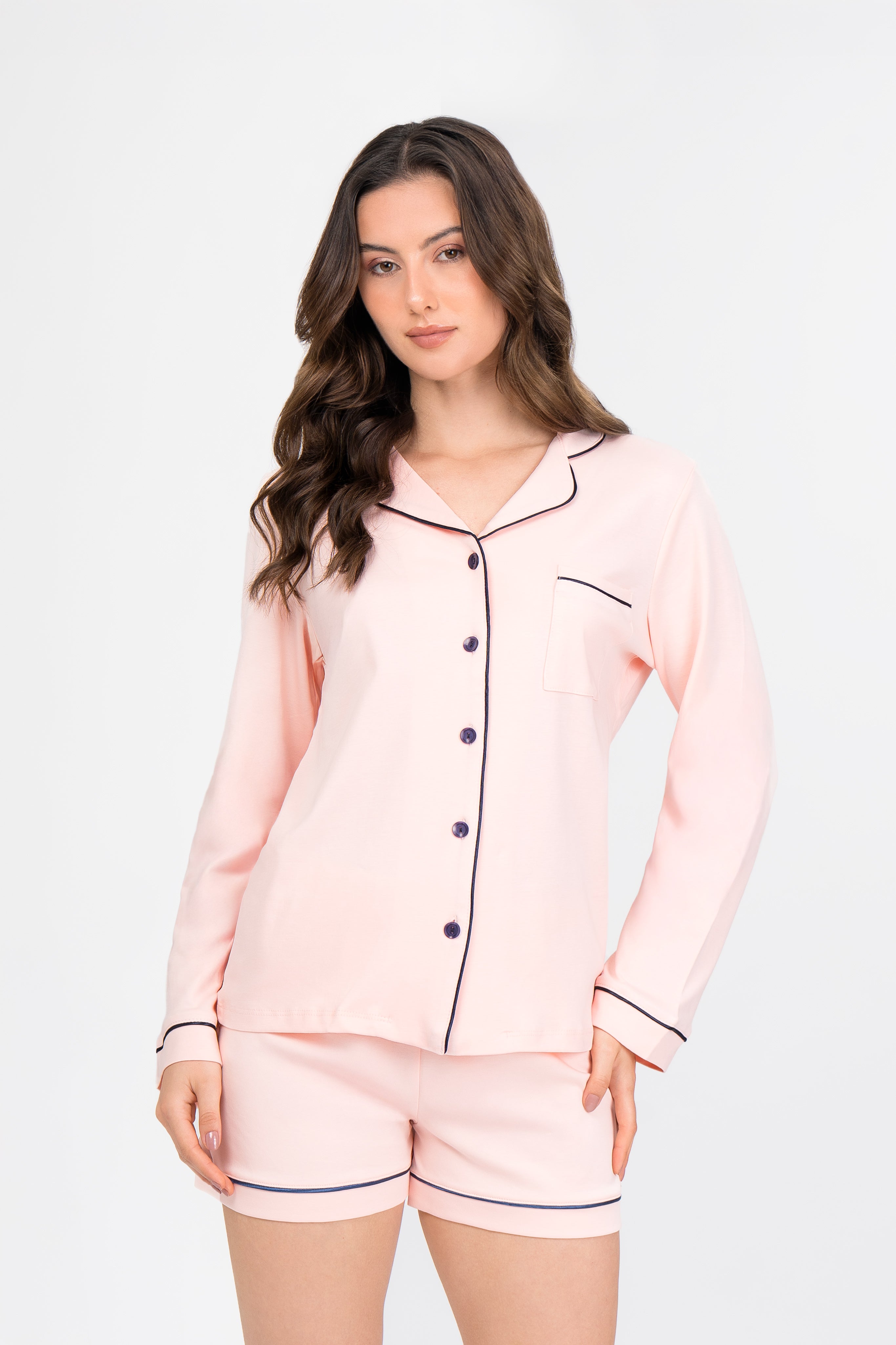 Pijama Algodón Pima Isabella | Melon