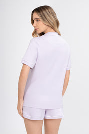 Pijama Algodón Pima Elena | Lila