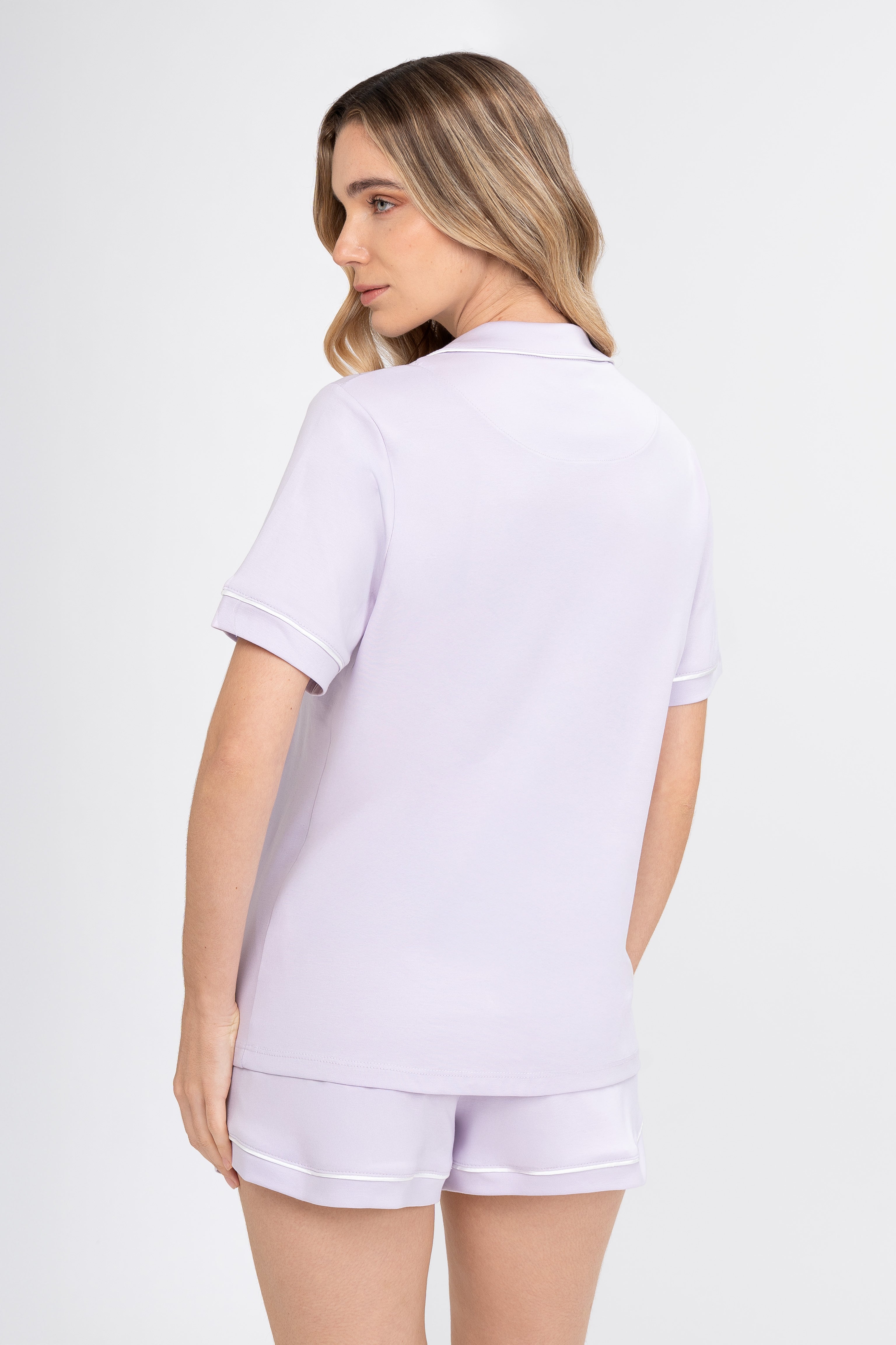 Pijama Algodón Pima Elena | Lila