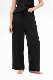 Pijama Saten Vela | Negro