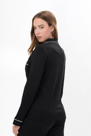Pijama Algodón Pima Alondra | Negro