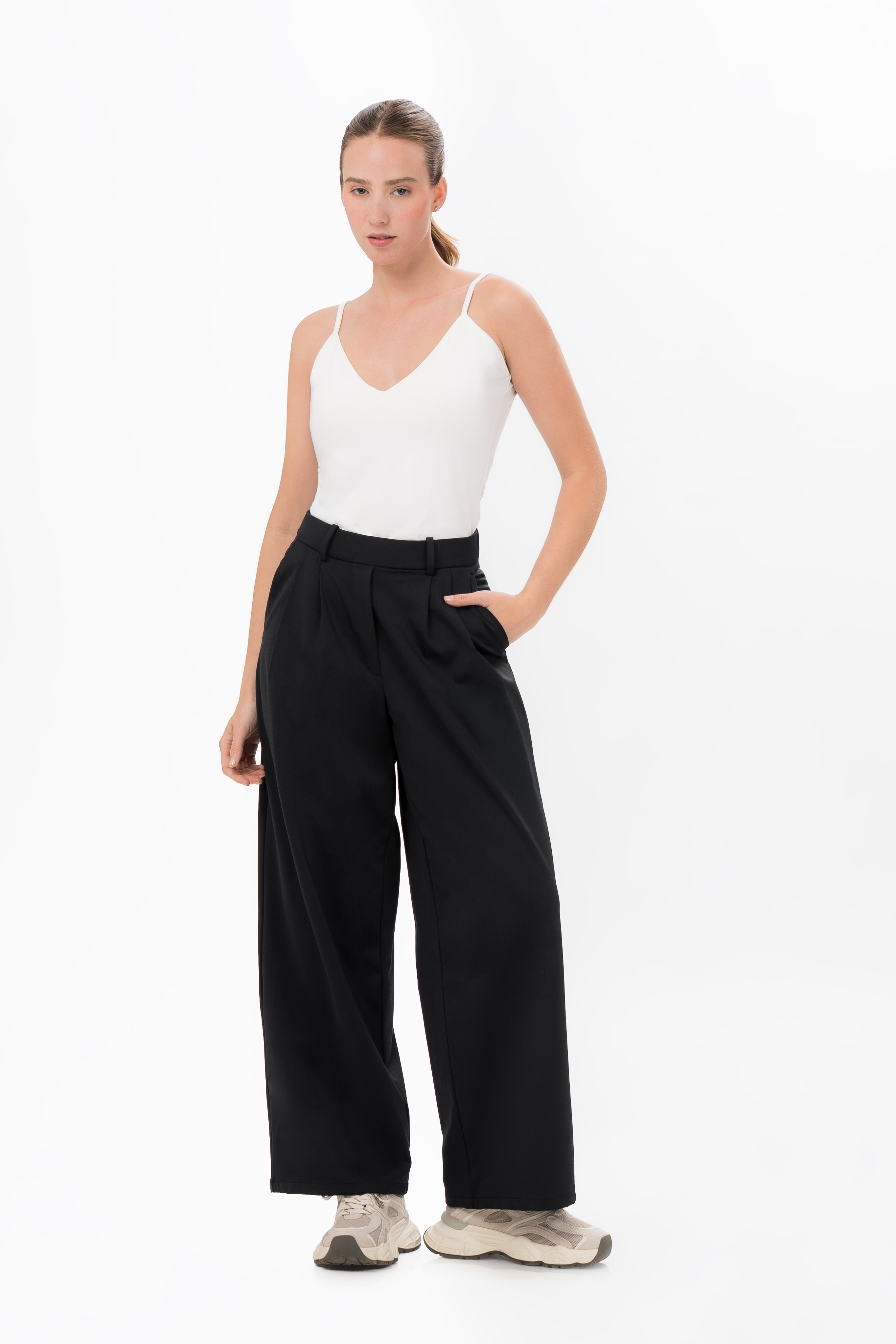 Pantalón Deportivo Lisa | Negro