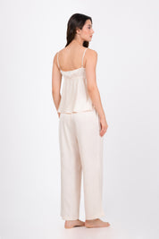 Pijama Saten Vela | Beige