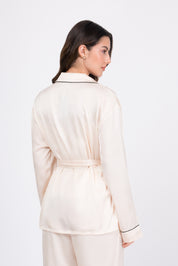 Pijama Saten Vela | Beige