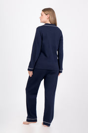 Pijama Algodón Pima Alondra | Azul