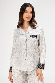 Pijama Saten Aura | Perla