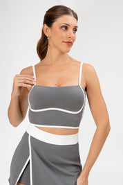Top deportivo Karem | Gris