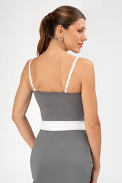 Top deportivo Karem | Gris