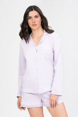 Pijama Algodón Pima Isabella | Lila