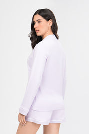 Pijama Algodón Pima Isabella | Lila