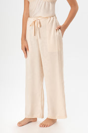 Pijama Saten Vela | Beige