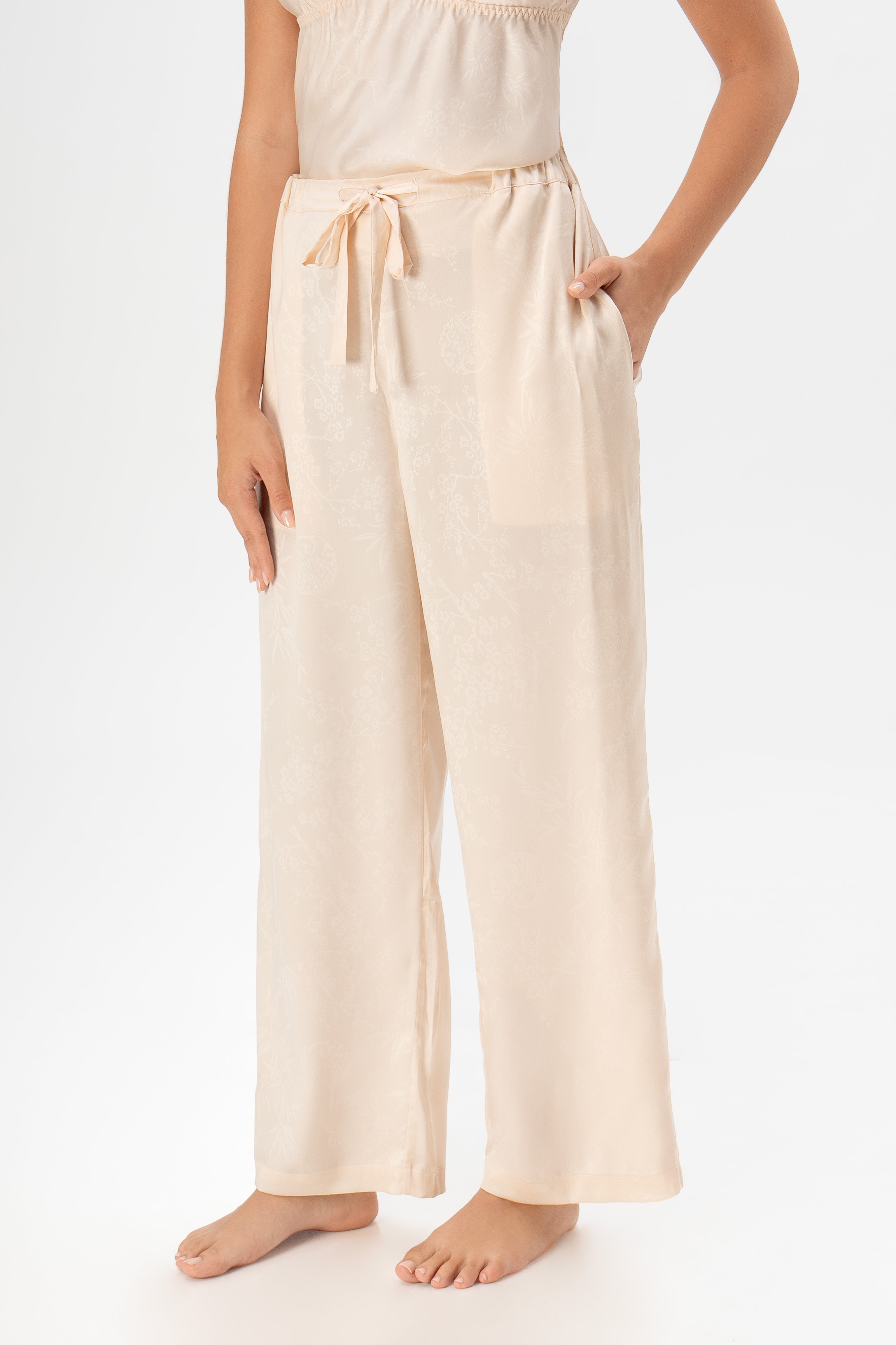 Pijama Saten Vela | Beige