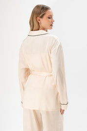 Pijama Saten Vela | Beige