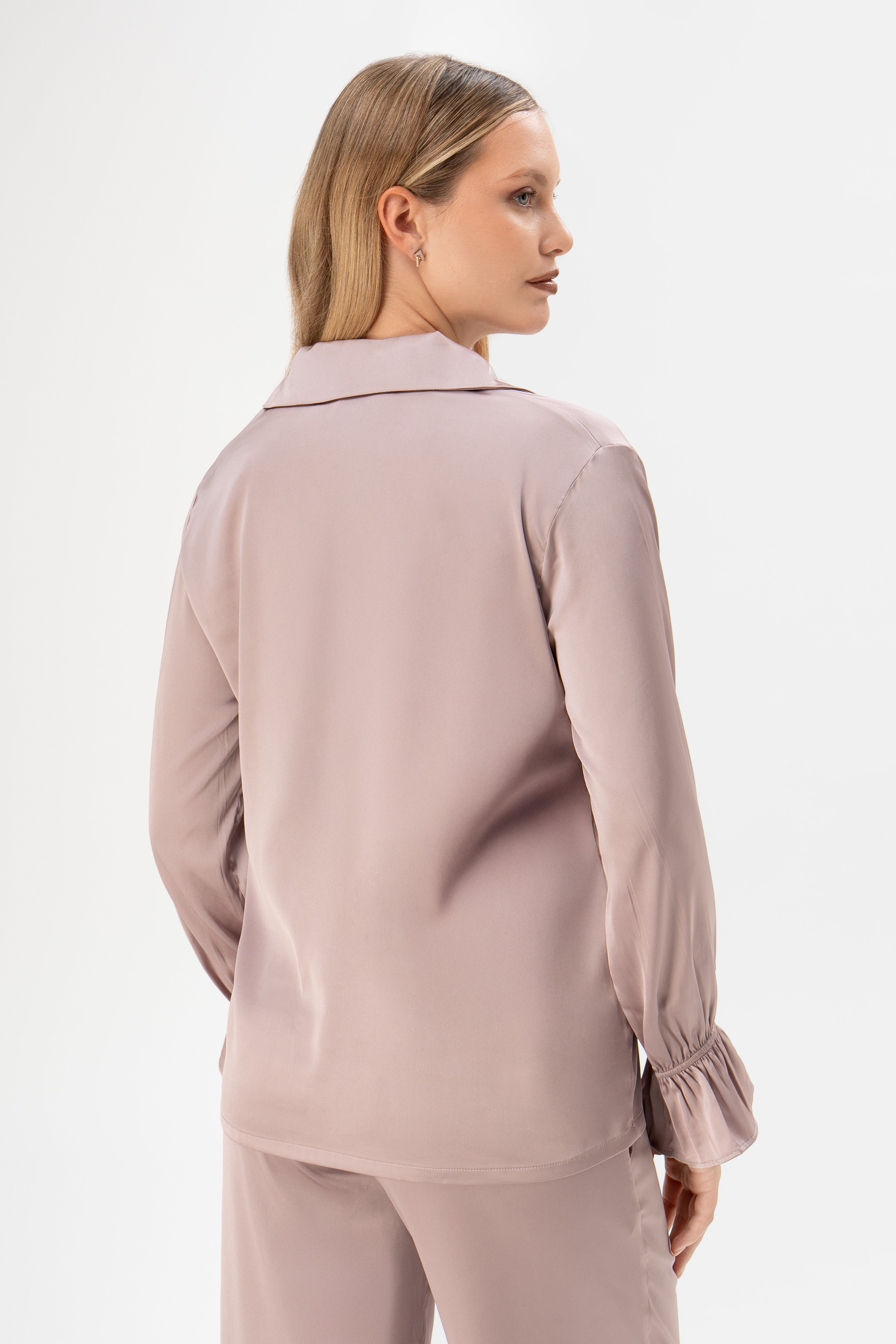 Pijama Saten Alana | Lila