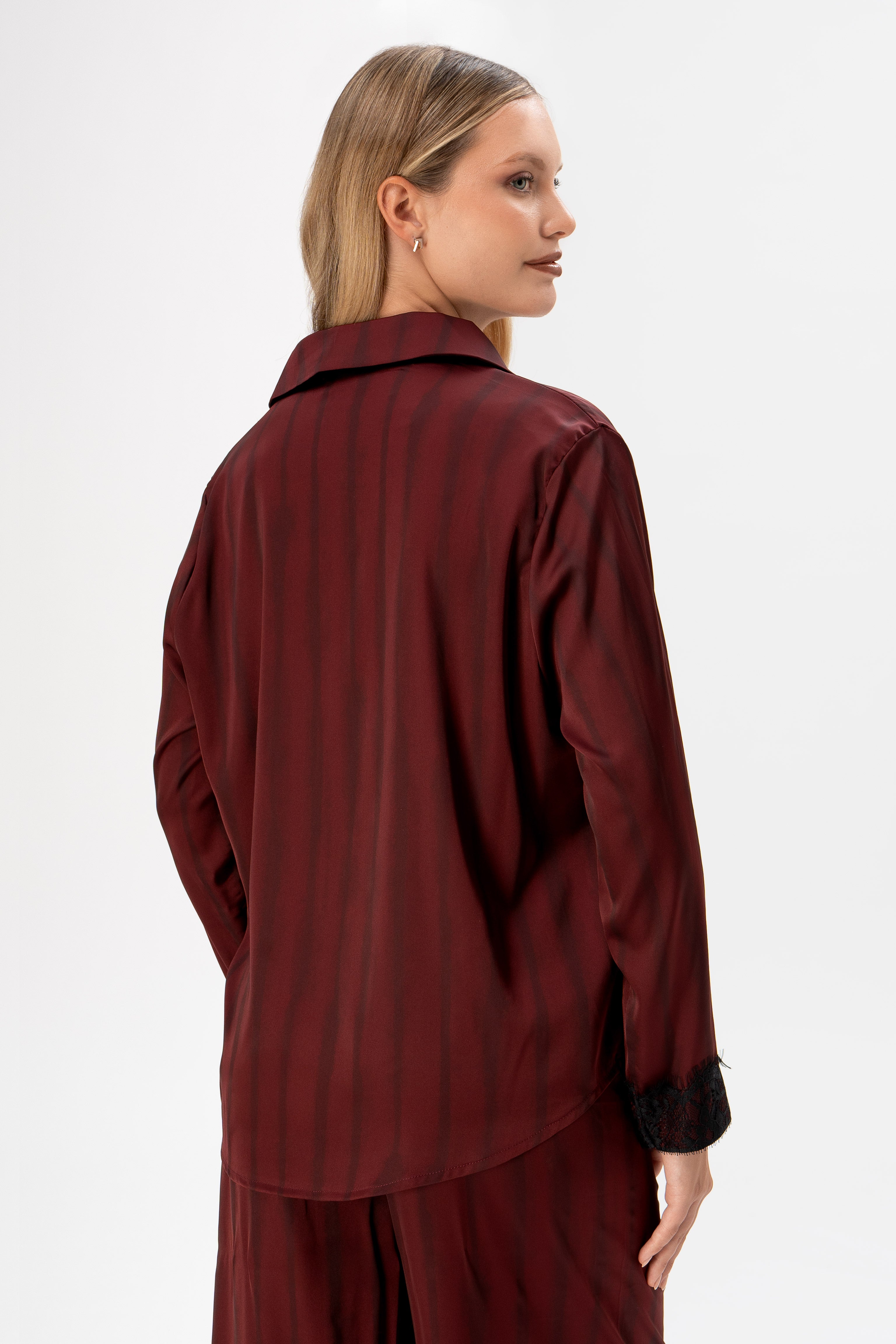 Pijama Seda Sienna | Vino