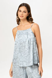 Pijama Palazzo Mercedes - Azul