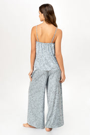 Pijama Palazzo Mercedes - Azul