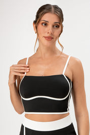 Top deportivo Karem | Negro