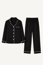Pijama Algodón Pima Alondra | Negro