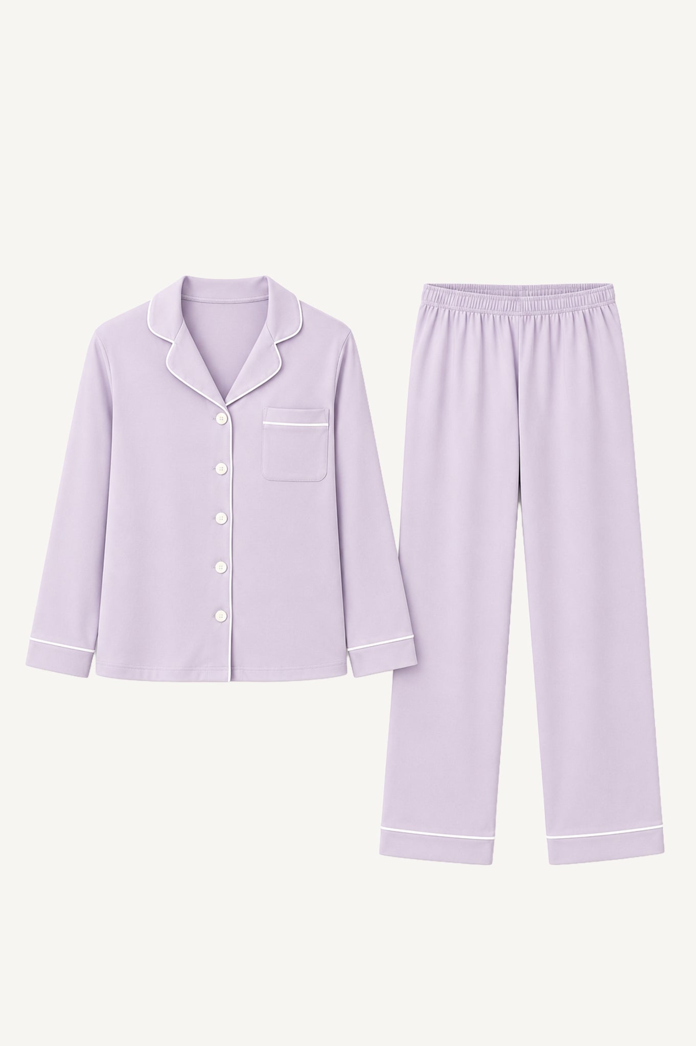 Pijama Algodón Pima Alondra | Lila