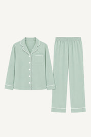 Pijama Algodón Pima Alondra | Verde Pastel