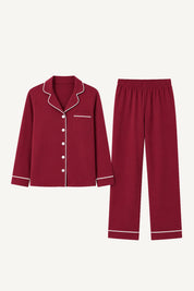 Pijama Algodón Pima Alondra | Vino