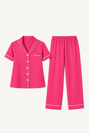 Pijama Algodón Pima Ana | Fucsia