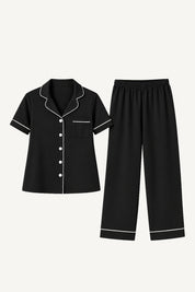 Pijama Algodón Pima Ana | Negro