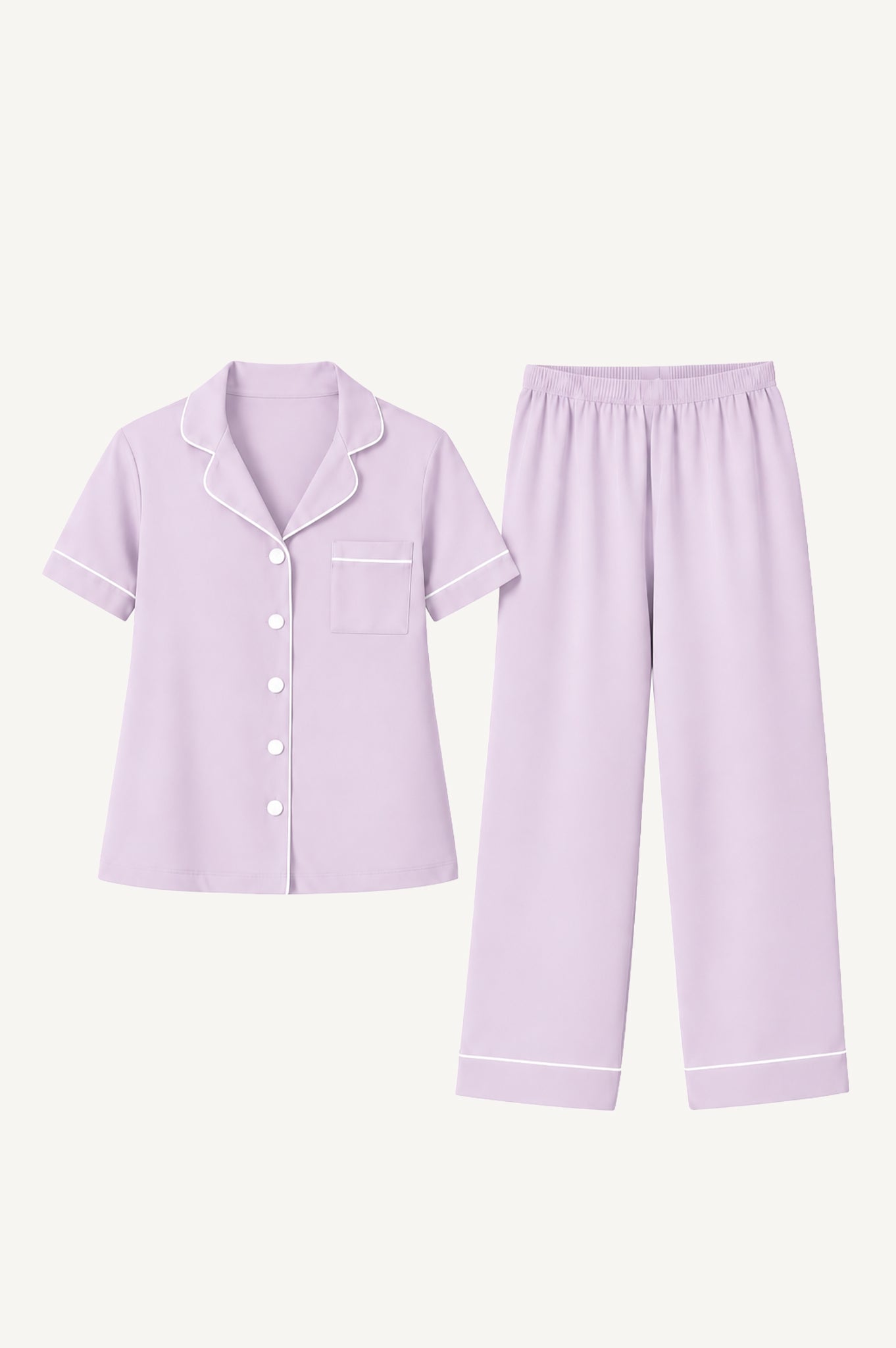 Pijama Algodón Pima Ana | Lila