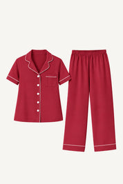Pijama Algodón Pima Ana | Vino