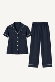 Pijama Algodón Pima Ana | Azul