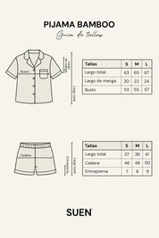 Pijama Set Gasa Bamboo - Perla