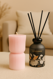 Candle Pilar - Rosa